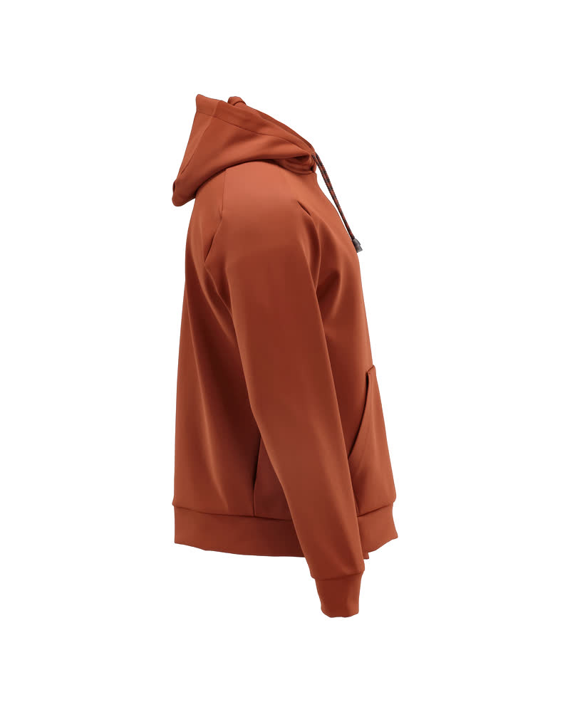 Fleece Kapuzenpullover CUSTOMIZED Herbstrot 2XL