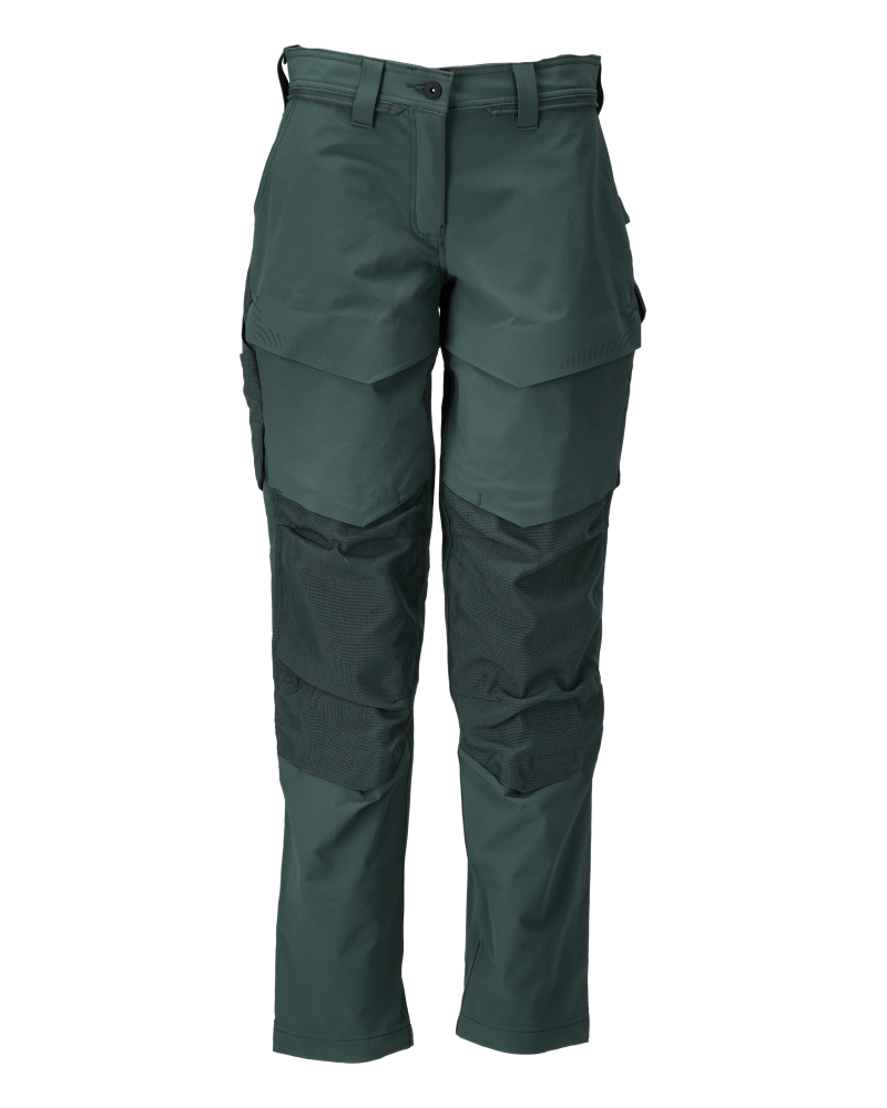 Damen-Passform DIAMOND Hose mit Knietaschen CUSTOMIZED Waldgrün 82C50