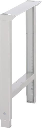 Werkbankfuß BK 650 verstellb.H750-1100xB70/120mm lichtgrau TECWERK