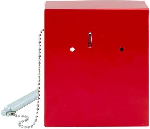 Notschlüsselbox EMG 6165 H150xB120,00xT48mm rot Stal Anz.Hak.1 BURG-WÄCHTER