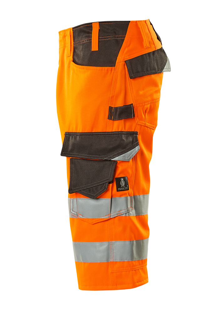 Shorts, lang SAFE SUPREME Hi-vis Orange/Dunkelanthrazit C48