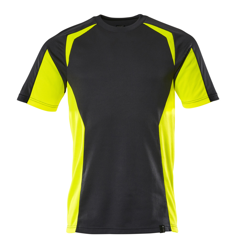 T-Shirt ACCELERATE SAFE Schwarz/Hi-vis Gelb 4XL