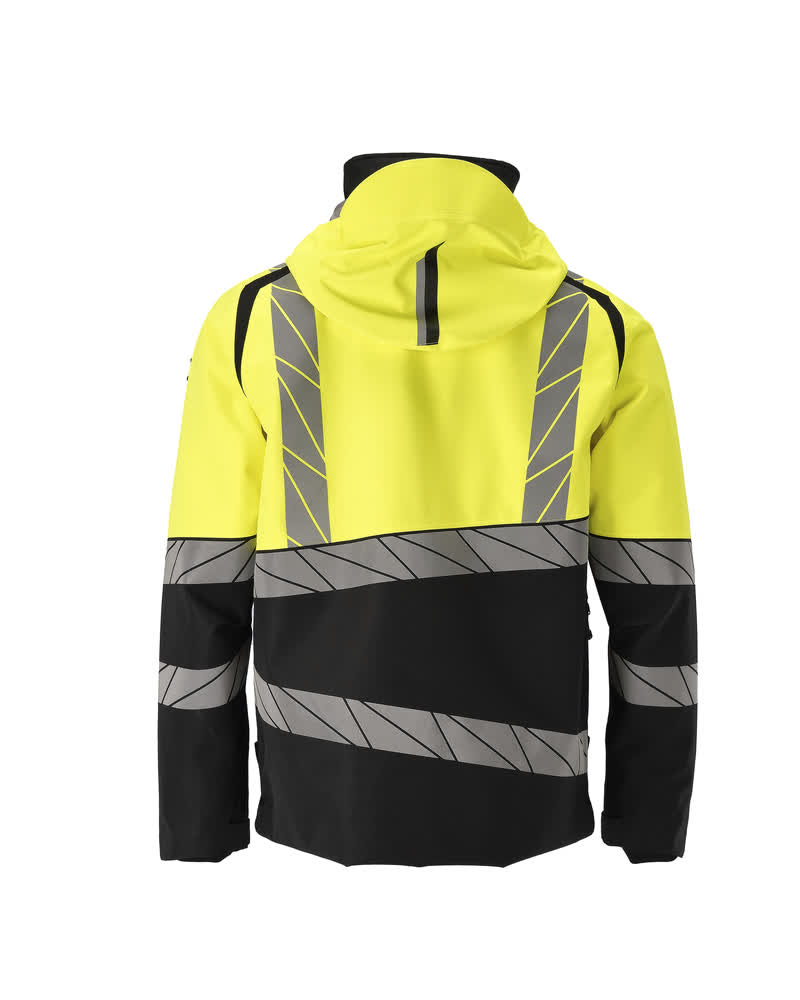 Hardshelljacke ACCELERATE SAFE Schwarz/Hi-vis Gelb 2XL