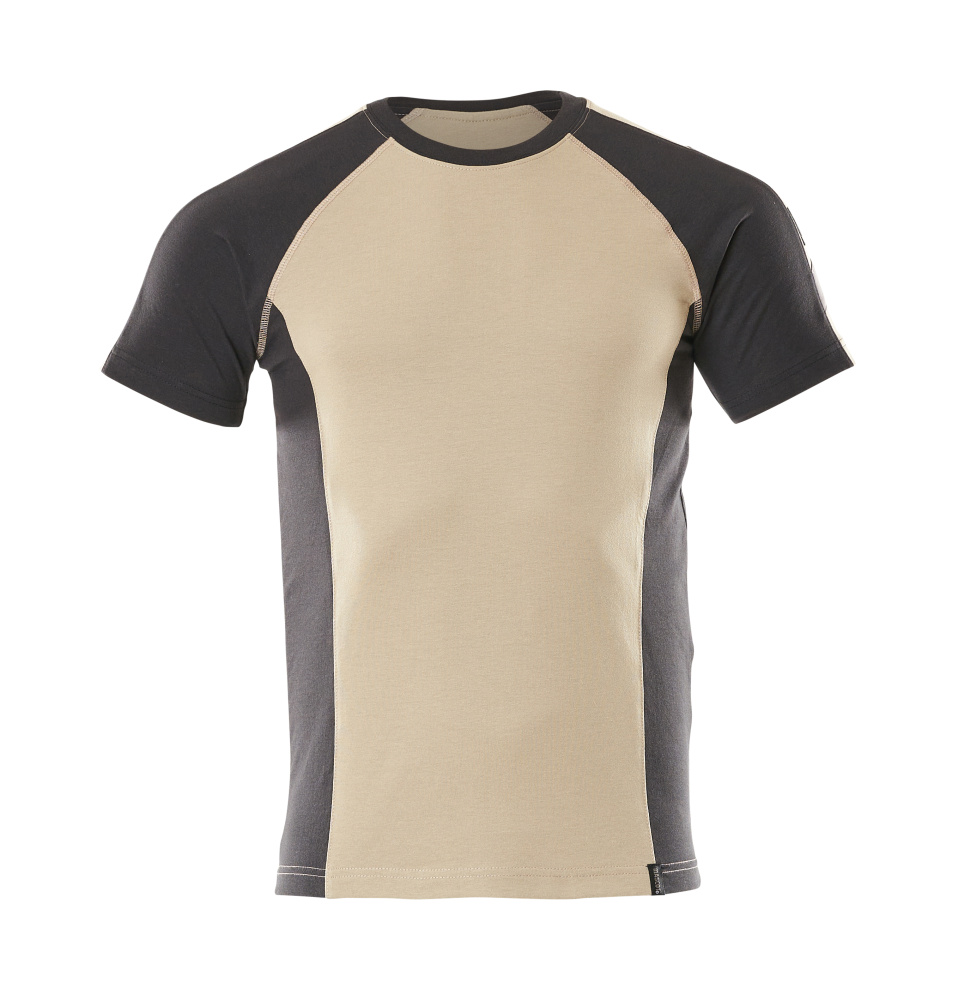 T-Shirt UNIQUE Hellkhaki/Schwarz L