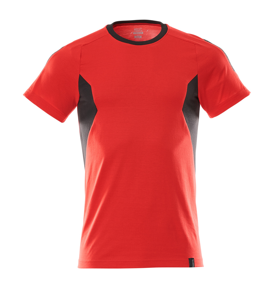 T-Shirt ACCELERATE Verkehrsrot/Schwarz M  ONE