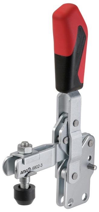 Senkrechtspanner Nr. 6802 senkrechter Fuß 2 M6 x 35 78 mm 38 mm 32 mm 0,8 kN 144,5 mm 1,2 kN