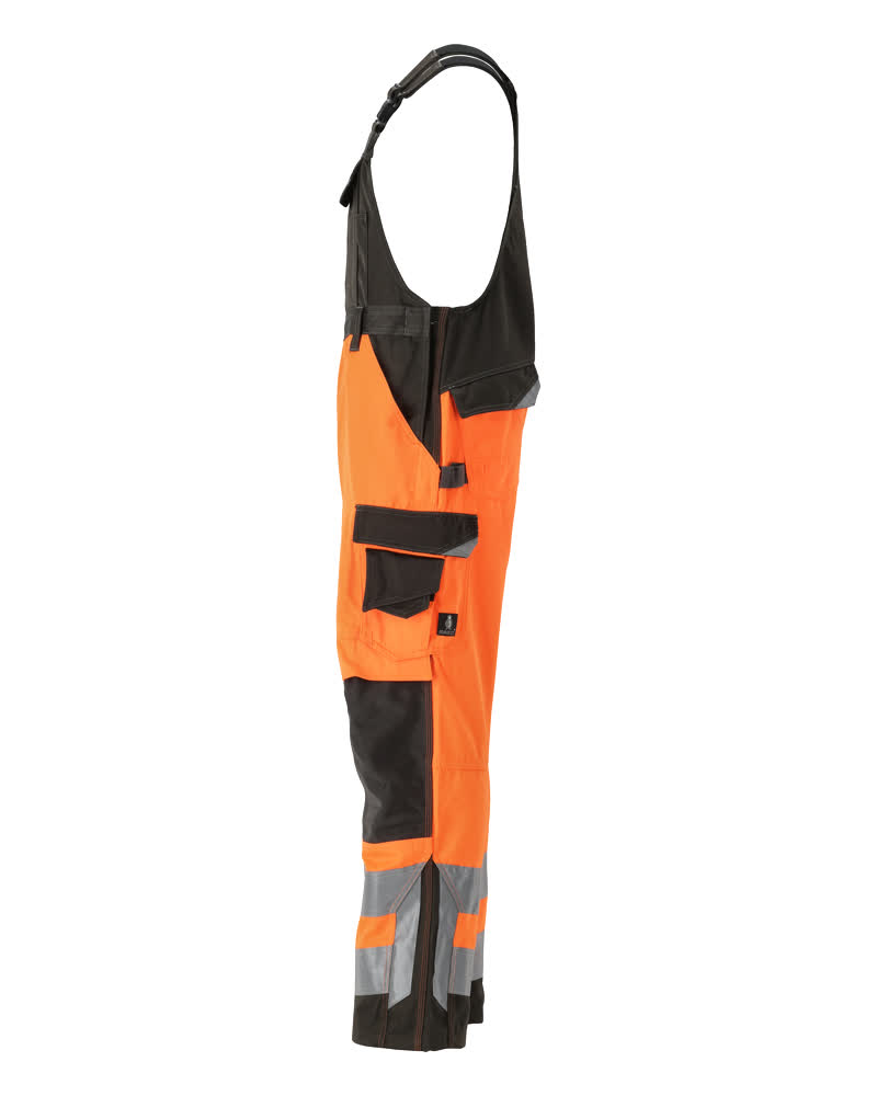 Latzhose mit Knietaschen SAFE SUPREME Hi-vis Orange/Dunkelanthrazit 82C52