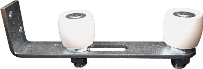 Doppel-Führungsrolle 85157 Stahl verzinkt Kunststoffrolle HBS-BETZ