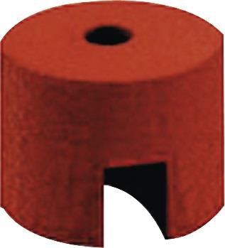 Knopfmagnet D19,1xH12,7mm m.geteilter Haftfläche Haftkraft 19 N