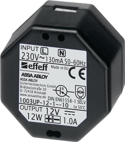 Netzt.Ausgangsspannung 12V DC Unterputz Eingangsspannung 230V AC ASSA ABLOY