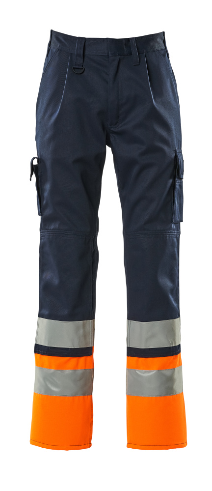 Hose mit Knietaschen SAFE COMPETE Marine/Hi-vis Orange 82C45