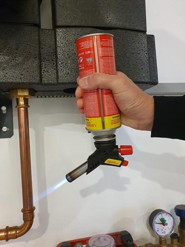 Lötlampe Kit RS 220 m.Gaskartusche 73 g/h 1,0 kW ROTHENBERGER