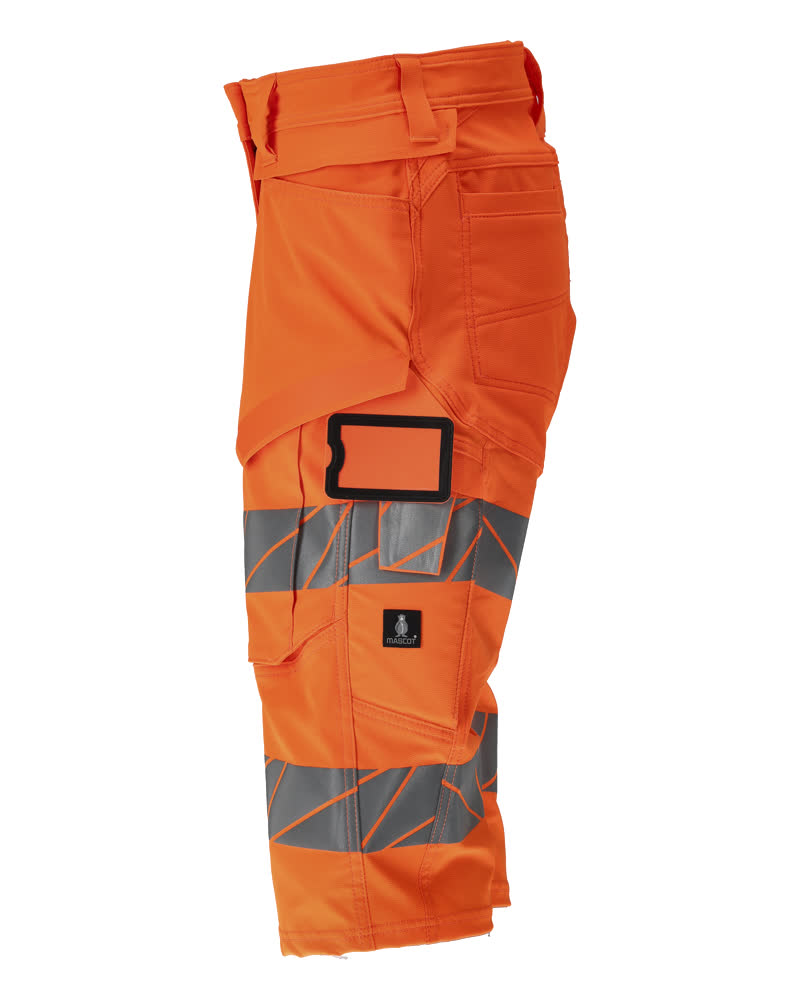 Damen-Passform DIAMOND Shorts, lang ACCELERATE SAFE Hi-vis Orange C56