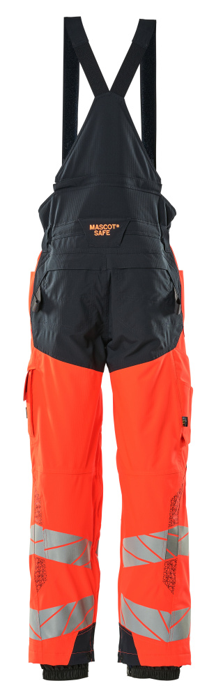 Winterhose ACCELERATE SAFE Hi-vis Rot/Schwarzblau XL