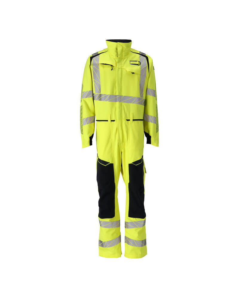 Overall mit Knietaschen ACCELERATE MULTISAFE Hi-vis Gelb/Schwarzblau 3XL