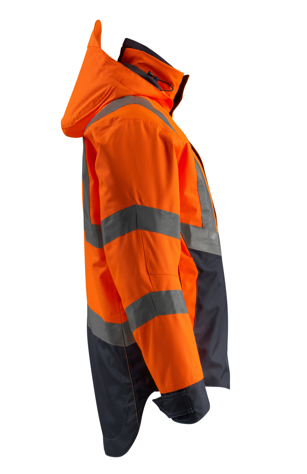 Hardshelljacke SAFE SUPREME Hi-vis Orange/Schwarzblau 3XL