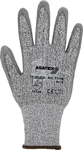 Schnittschutzhandschuhe Gr.10 grau/grau EN 388 PSA II HDPE m.PU 10 PA ASATEX