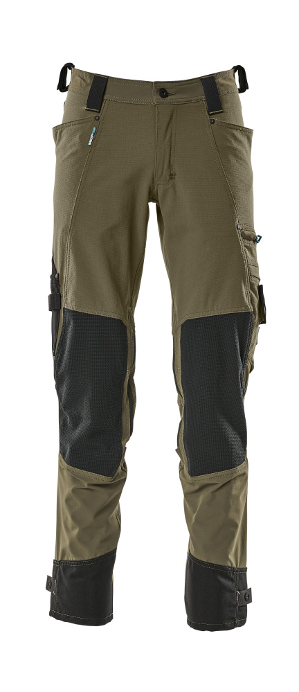 Hose mit Knietaschen ADVANCED Moosgrün 76C42