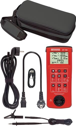 Gerätetester ST 725 Batterie-/Netzbetrieb L270xB115xH55mm BENNING