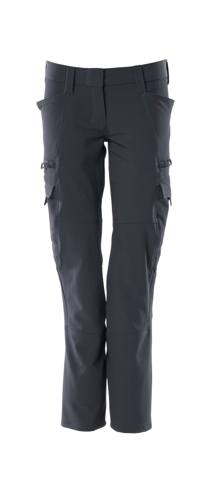 Damen-Passform PEARL Hose mit Schenkeltaschen ACCELERATE Schwarzblau 76C38