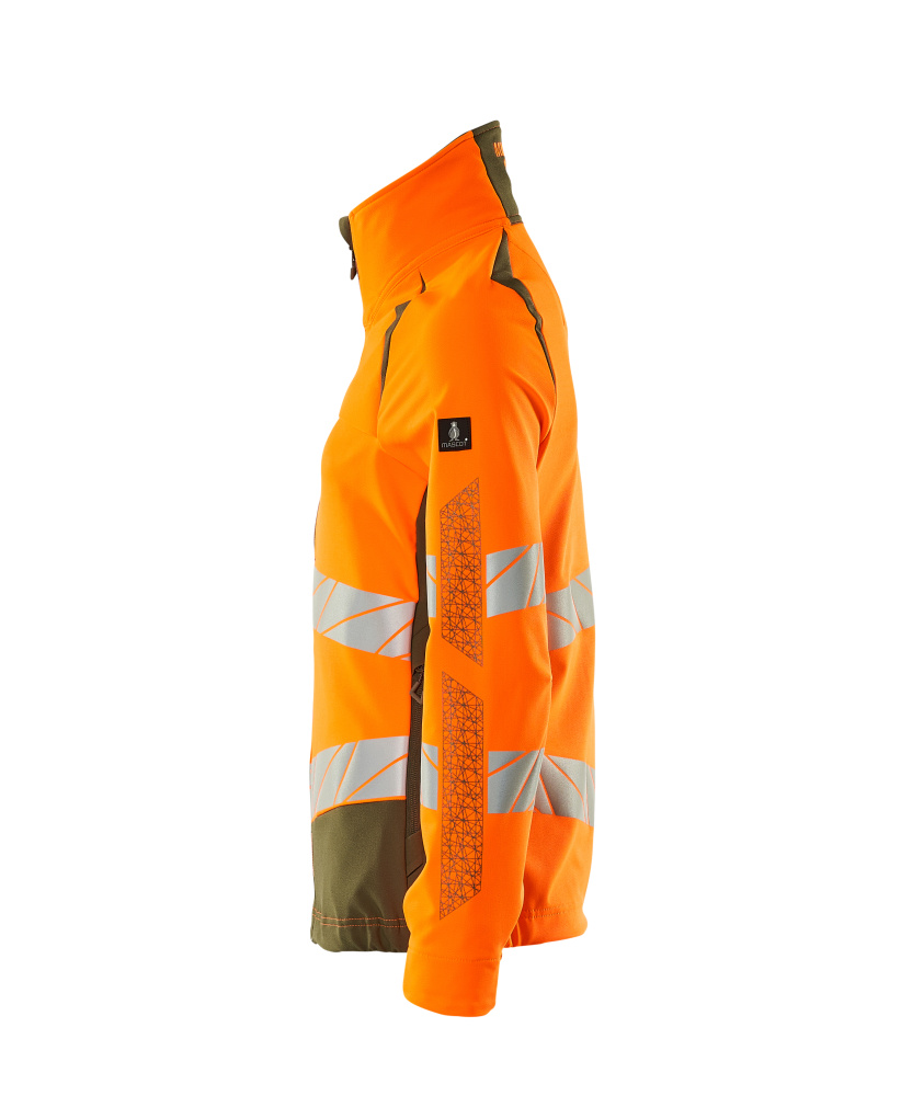Damen-Passform Jacke ACCELERATE SAFE Hi-vis Orange/Moosgrün L