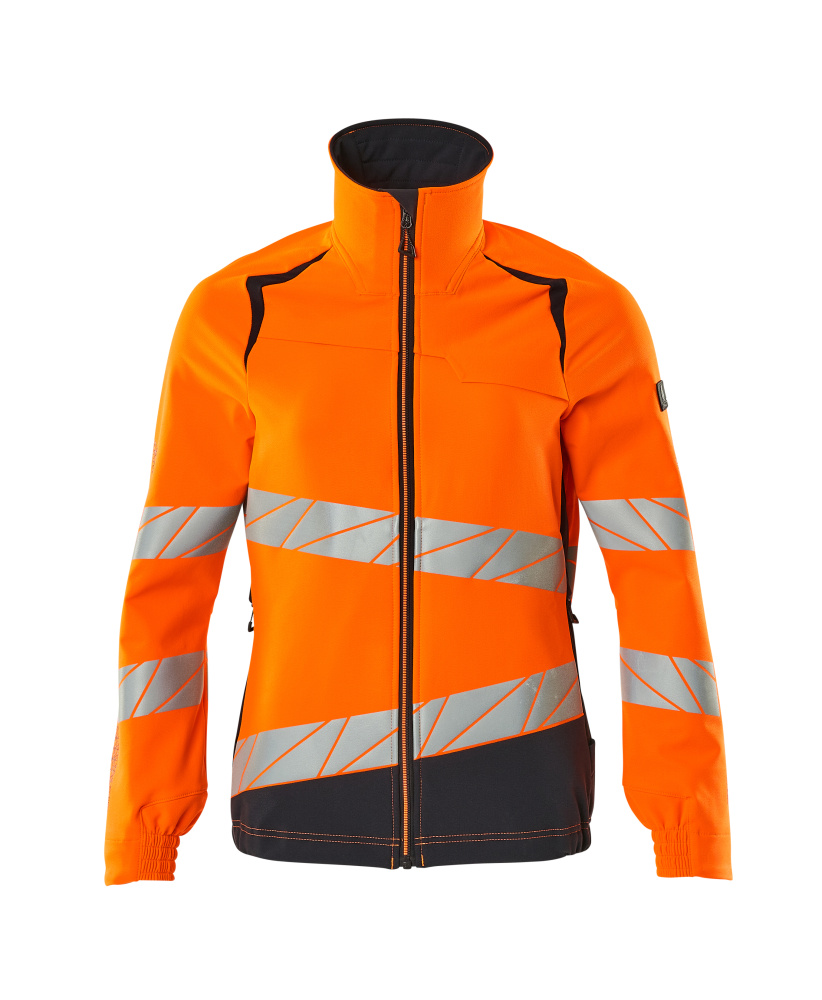 Damen-Passform Jacke ACCELERATE SAFE Hi-vis Orange/Schwarzblau 4XL