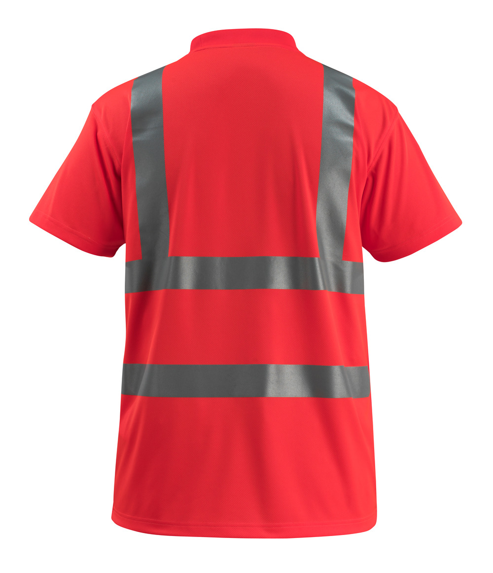 T-Shirt SAFE LIGHT Hi-vis Rot 4XL