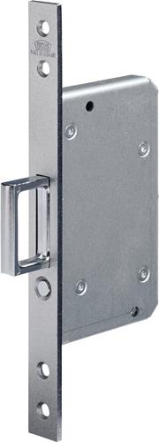 Schiebetür-Einsteckschl.0393 STA silber ktg.20/55mm m.Springg.u.Auslösek.BKS