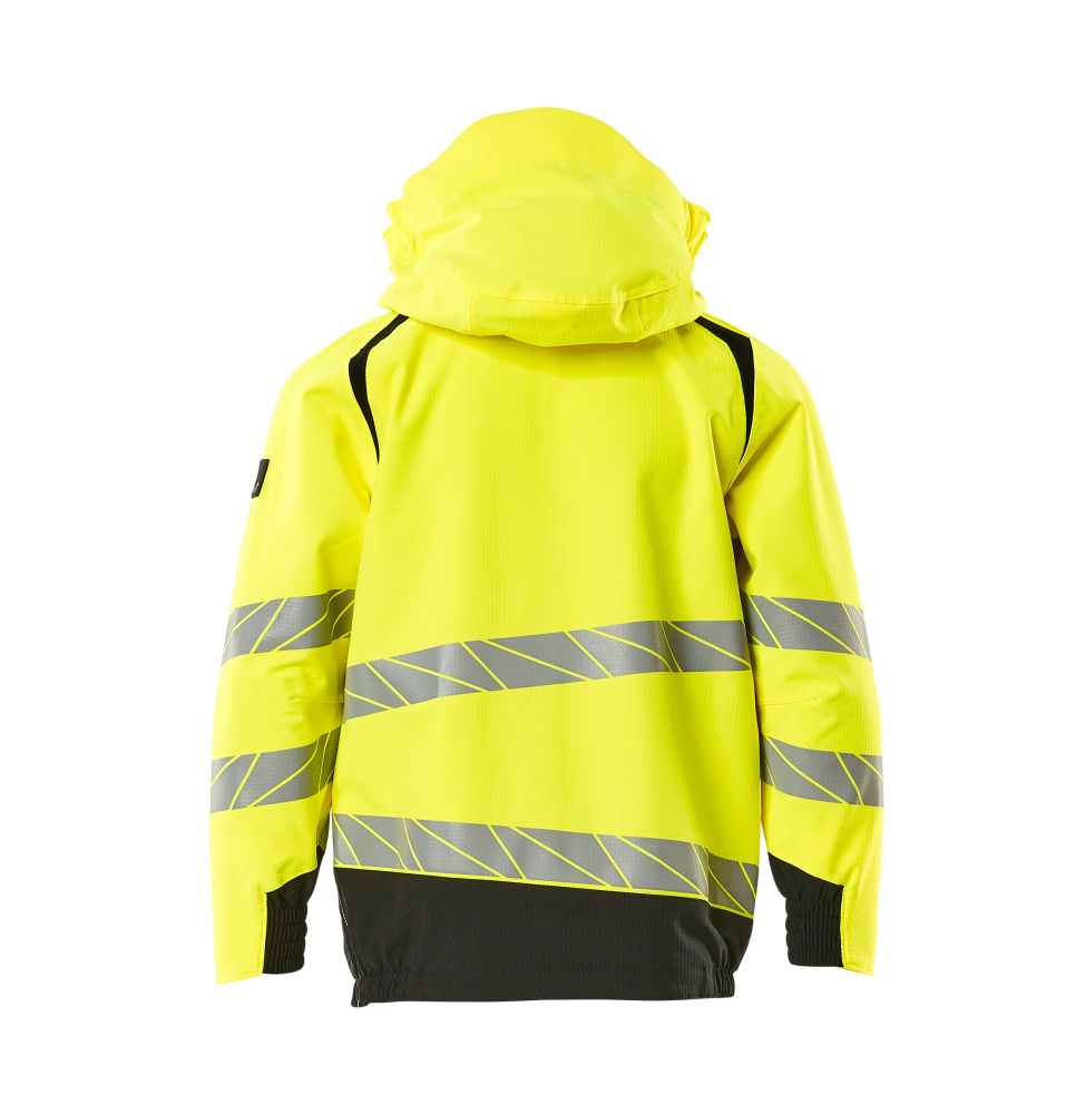 Hard Shell Jacke für Kinder ACCELERATE SAFE Hi-vis Gelb/Schwarz 128