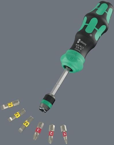 Magazinbithalter Kraftform Kompakt 25 RA-R 6-tlg.m.Tasche WERA