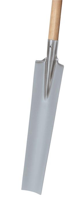 Drainierspaten GLORIA 550 x 125 / 90 mm Größe 2 850 mm mit Trittschutz IDEAL