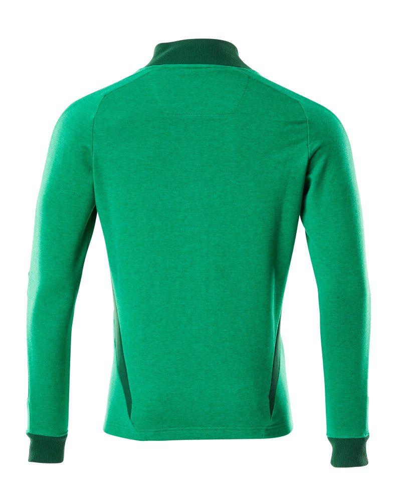 Sweatshirt mit Reißverschluss ACCELERATE Grasgrün/Grün 3XLONE