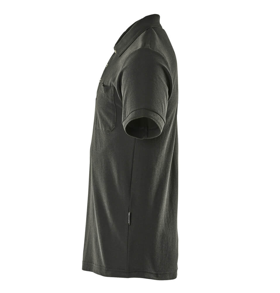 Polo-Shirt mit Brusttasche CROSSOVER Schwarz 2XL