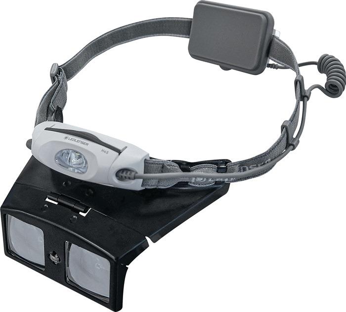 Kopfbandlupenset Tech-Line Vergrößerung 2x, 2,5x, 3x LED SCHWEIZER