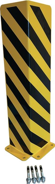 Schutzecke H800xL175/175mm L-Form Stahlblech schwarz/gelb VE = 1 Stück GEWA