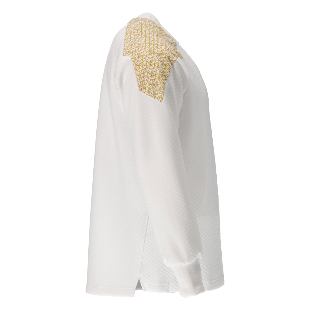 Sweatshirt FOOD & CARE Weiß/Currygelb 3XL