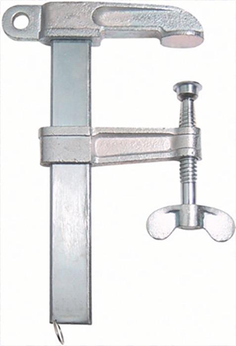 Polschweißzwinge mit Flügelmutter 400 A 160 mm 78 mm