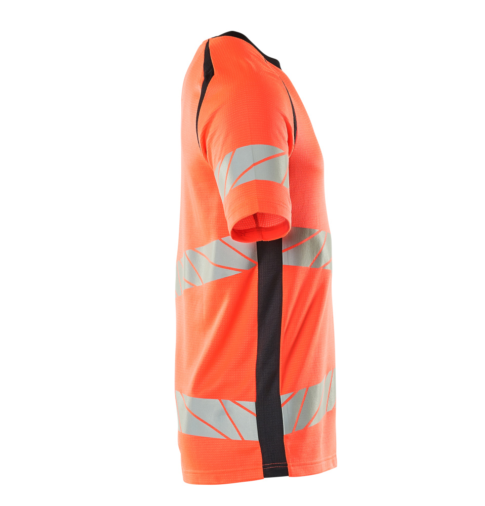 T-Shirt ACCELERATE SAFE Hi-vis Rot/Schwarzblau 4XLONE