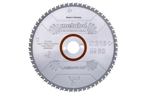 Kreissägeblatt laminate cut professional D216x2,4/1,8xBohrung30mm Z.60 FZ/TZ 0Gr