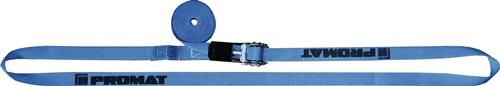 Zurrgurt DIN EN 12195-2 L.6m B.25mm m.Ratsche LC U 800 daN PROMAT