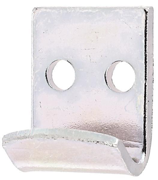 Schließhaken für Kistenverschlüsse galv. verz. dickschichtpassiviert gerade 2 23 mm 4,2 mm 18 mm 2 mm