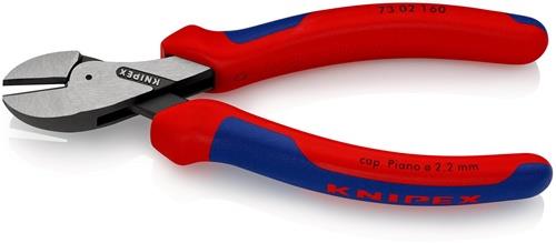 Kompaktseitenschneider X-Cut® L.160mm Kopf pol.Mehrkomp.-Hülle KNIPEX