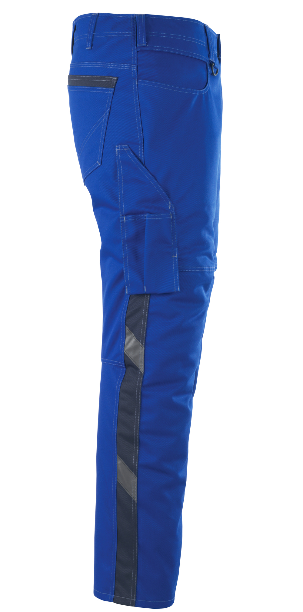 Hose mit Schenkeltaschen UNIQUE Kornblau/Schwarzblau 82C50