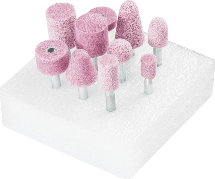 Schleifstiftesatz STEEL EDGE DxHmm Schaft-Ø 6 mm Edelkorund Diverse 10tlg. PFERD TOOLS