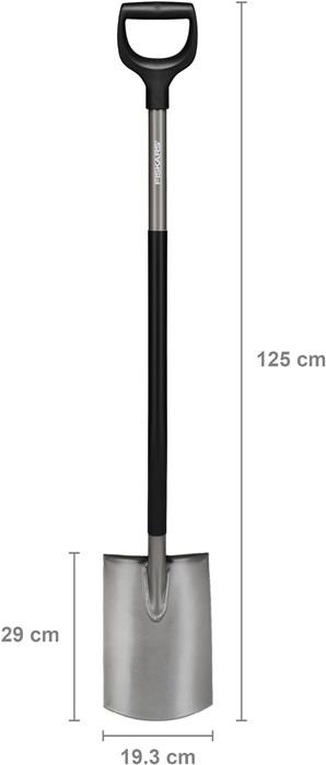 Gärtnerspaten rund, mit D-Griff