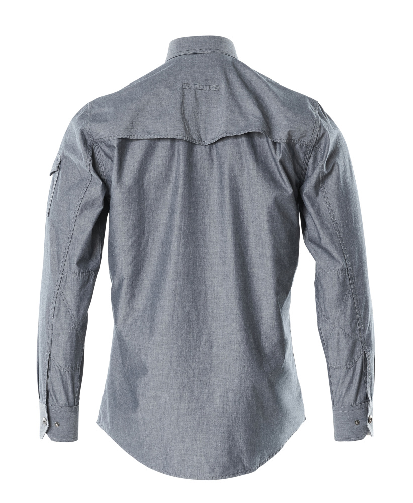 Hemd CROSSOVER Gewaschener dunkelblauer Denim M