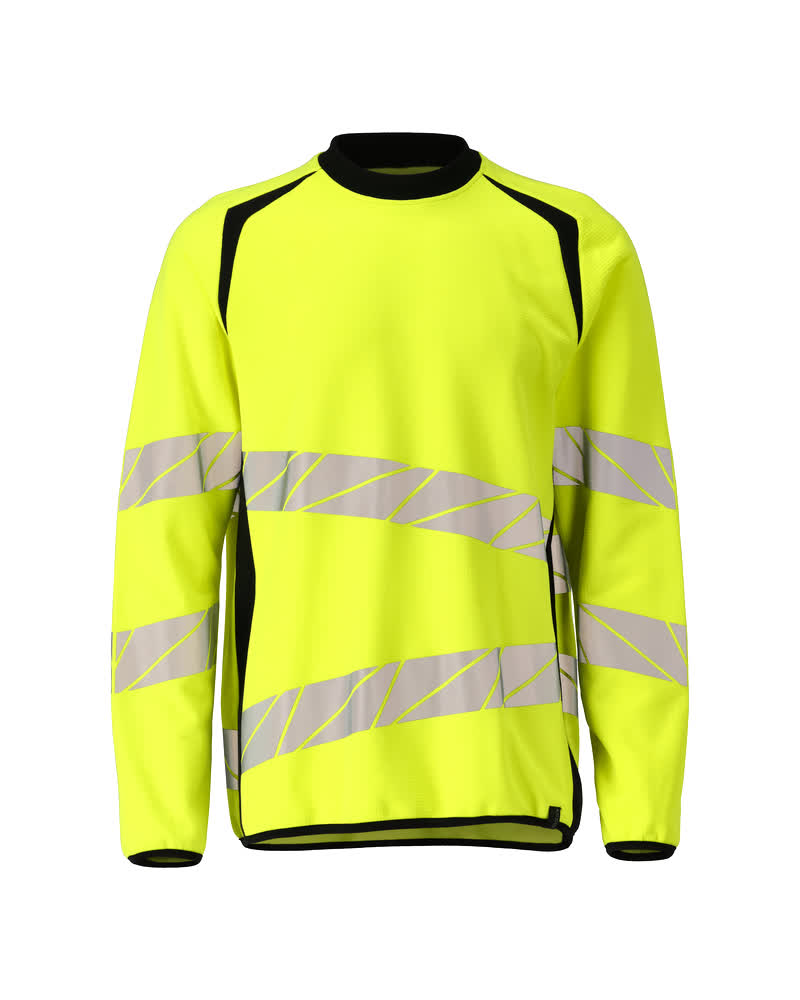 Sweatshirt ACCELERATE SAFE Hi-vis Gelb/Schwarz XL ONE