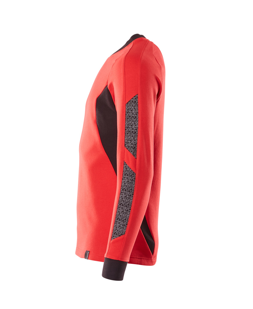 Sweatshirt ACCELERATE Verkehrsrot/Schwarz 2XLONE