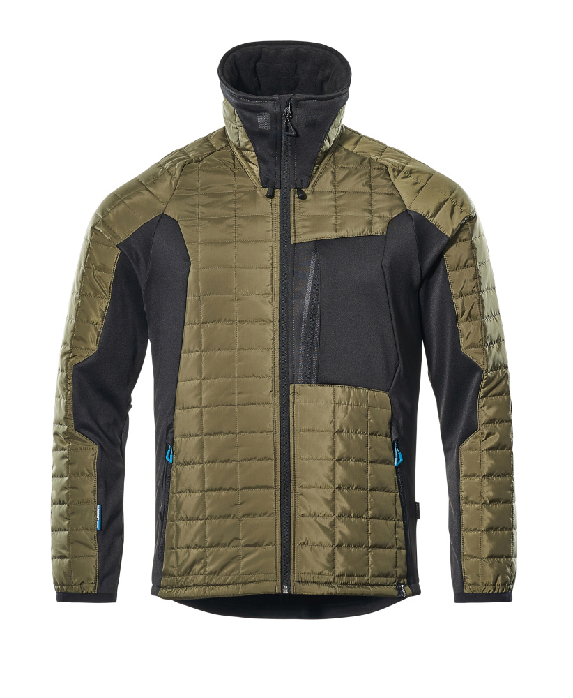 Thermojacke ADVANCED Moosgrün/Schwarz 3XL