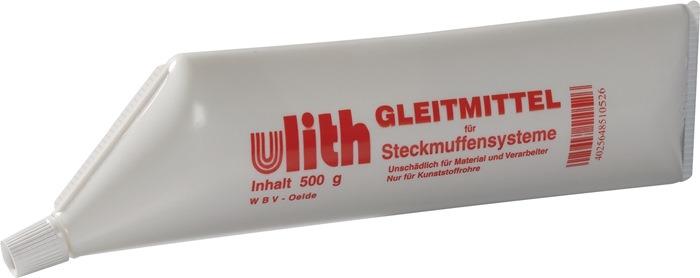 Gleitmittel weiß Einsatzgebiet f. Steckmuffensysteme 500 ml Tube ULITH